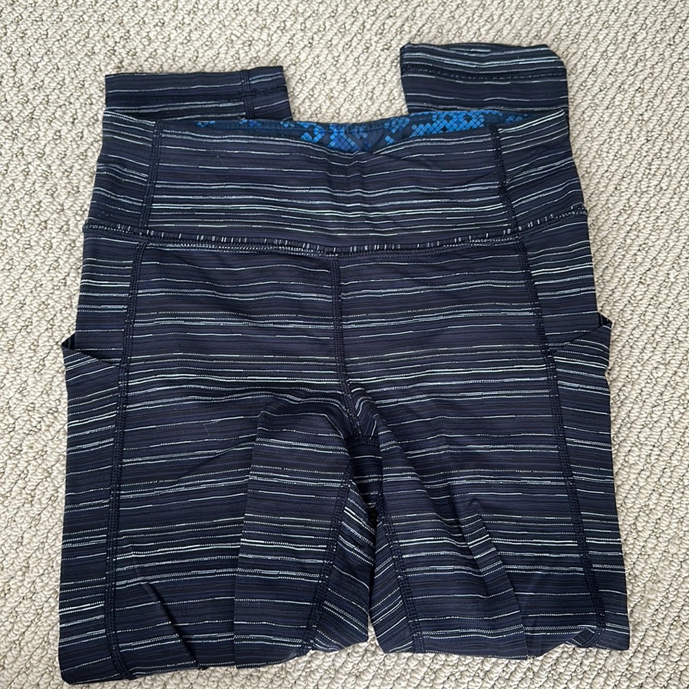 Lululemon mesh panel capri